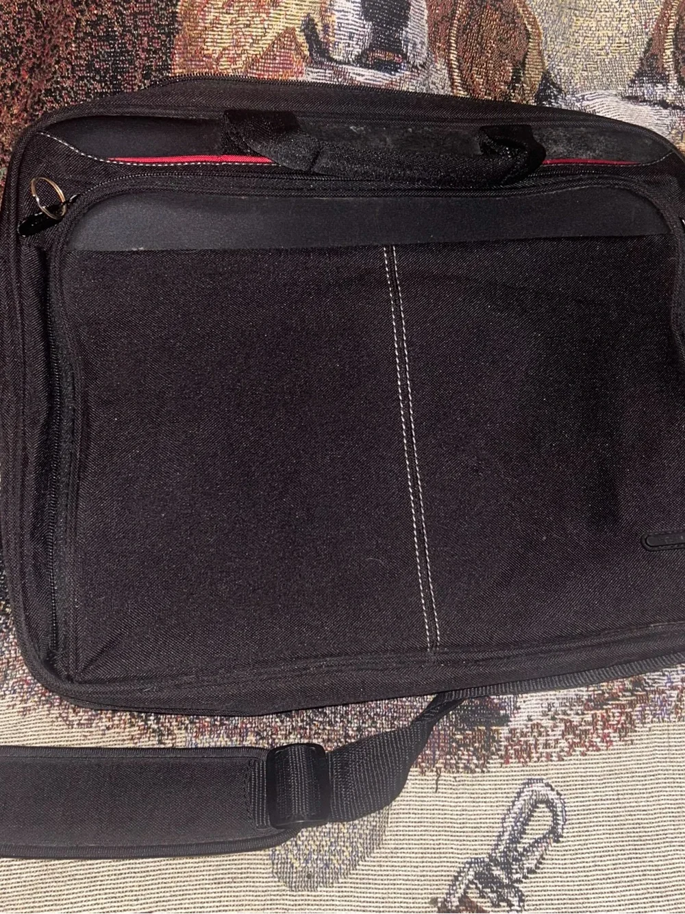 Black Men's Laptop Briefcase Shoulder Bag